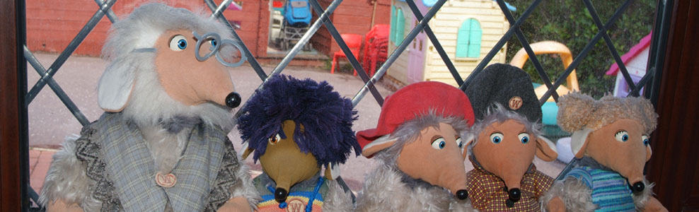Local Day Nursery Childcare Waterlooville wombles in the front window